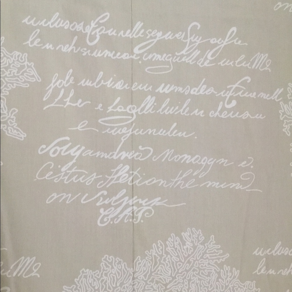 Coastal collection shower curtain